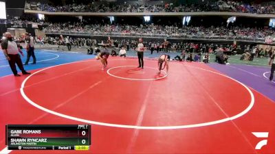 6A 126 lbs Quarterfinal - Shawn Ryncarz, Arlington Martin vs Gabe Romans, Allen