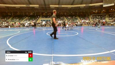 58 lbs Consi Of 16 #2 - Bradley Crowe, Soddy Daisy Wrestling Academy vs Kayden Arevalos, Socal Grappling Club