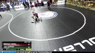 110 lbs Champ. Round 1 - Joey Samperi, California vs Bradley Caygill, Daniel Cormier Wrestling Club