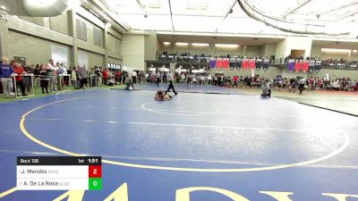 138 lbs Round Of 16 - Jaeckez Mendez, East Hartford vs Andrew De La Rosa, Glastonbury