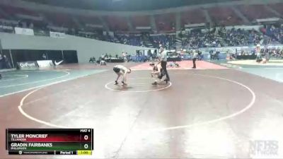 4A-152 lbs Cons. Round 2 - Tyler Moncrief, Tillamook vs Gradin Fairbanks, Philomath