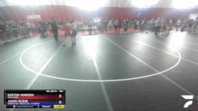 160 lbs 5th Place Match - Easton Warden, Wisconsin vs Jaxon Busse, Sarbacker Wrestling Academy