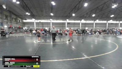 81 lbs Semifinal - Derek Hill, Suples vs Abel Reed, 208 Badgers