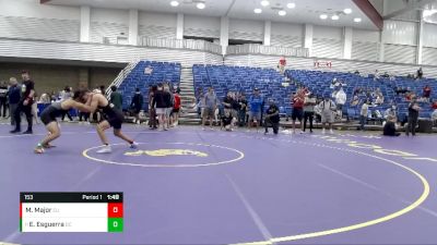 153 lbs Champ. Round 3 - Eli Esguerra, Dublin Coffman vs Michael Major, Carmel USA