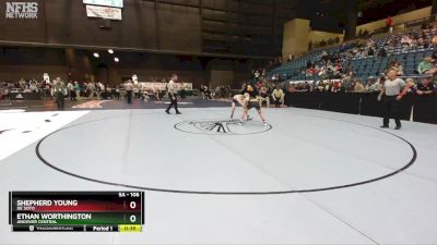 5A - 106 lbs Cons. Round 2 - Shepherd Young, De Soto vs Ethan Worthington, Andover Central