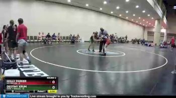 120 lbs Round 2 (10 Team) - Destiny Krum, Iowa T-Wrecks vs Holly Parker, STL Yellow