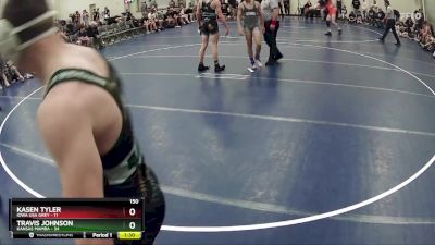 150 lbs Round 2 (6 Team) - Jaxson Smith, Kansas Mamba vs Wyatt Bearman, Iowa USA Grey