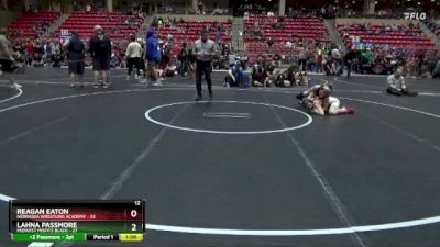 105 lbs Round 4 (6 Team) - Reagan Eaton, Nebraska Wrestling Academy vs Lahna Passmore, Midwest Misfitz Black