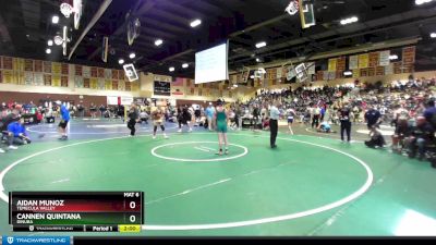 120 lbs Champ. Round 2 - Cannen Quintana, Dinuba vs Aidan Munoz, Temecula Valley