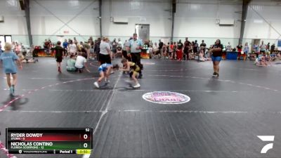 52 lbs Round 5 (6 Team) - Nicholas Contino, Florida Scorpions vs Ryder Dowdy, Storm