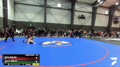 122 lbs Quarterfinal - Myia Weiler, CA vs Malia Welch, WA