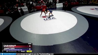 145 lbs Quarterfinal - Caleb Morales, Red Wave Wrestling vs Joseph Lopez, Nor Cal Take Down Wrestling Club