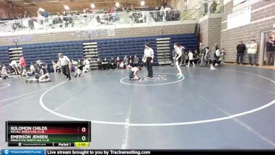 100 lbs Round 5 - Solomon Childs, McCall Wrestling Club vs Emerson Jensen, Middleton Wrestling Club