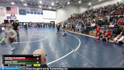 38-39 lbs Round 1 - Hapsen Falkenburg, Douglas WC vs Briggs Goff, High Plains Thunder Wrestling