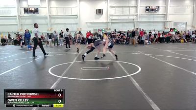 130 lbs Round 3 (6 Team) - Carter Piotrowski, Neighborhood WC vs Owen Kelley, NOVA Wrestling Club