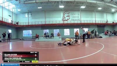 138 lbs 1st Place Match - Deacon Dressler, Maurer Coughlin Wrestling Club vs Elijah Guyer, Indian Creek Wrestling Club