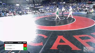 4A 170 lbs Cons. Round 2 - Bryan Ayala, Emerald Ridge vs Jackson Lougen, Camas