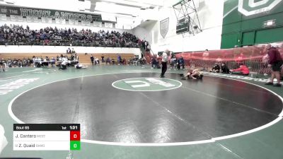 145 lbs Round Of 64 - Julian Cantero, West Covina vs Zakkary Quaid, Ramona