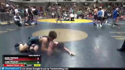 155 lbs Cons. Round 5 - Luke Peasley, Junipero Serra High School Wre vs Alex Thomas, UNATTACHED