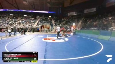 2A-132 lbs Cons. Round 2 - Cade Williams, Moorcroft vs Reece Whisenant, Greybull/Riverside