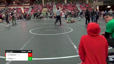 72 lbs Cons. Round 1 - Austin Weimer, Frontenac Youth Wrestling Club vs Jayden Reyes, Derby Wrestling Club