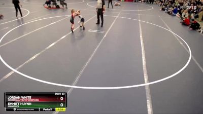 Quarterfinal - Jordan White, Centennial Youth Wrestling vs Emmitt Huynh, Minnesota