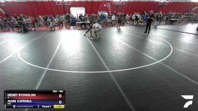 182 lbs Cons. Round 4 - Henry Rydwelski, IL vs Mark Kapenga, MN