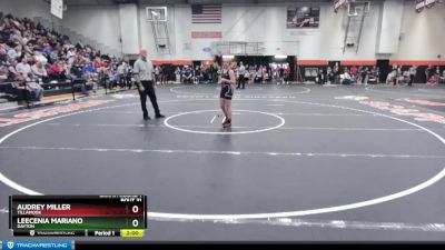 115 lbs Champ. Round 1 - Audrey Miller, Tillamook vs Leecenia Mariano, Dayton