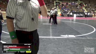 6A 157 lbs Champ. Round 1 - Robert Darrenkamp, Pelham vs Ricky Singleton, Hueytown