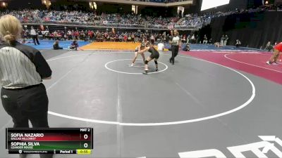 5A 120 lbs Cons. Round 1 - Sophia Silva, Leander Rouse vs Sofia Nazario, Dallas Hillcrest