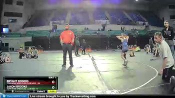 70 lbs Semis (4 Team) - Bryant Rogers, Team Bear Wrestling Club Navy vs Jaxon Brooks, Team Bear Wrestling Club Red