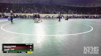 4A-285 lbs Quarterfinal - Malachi Perez, Weatherford vs Tranel Love, Catoosa