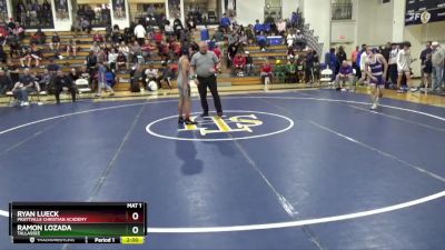 122 lbs Quarterfinal - Ramon Lozada, Tallassee vs Ryan Lueck, Prattville Christian Academy