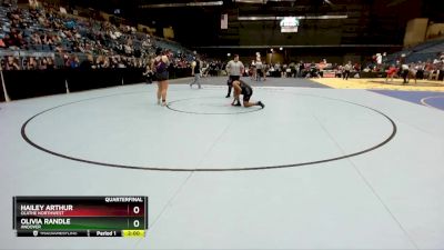 170 lbs Quarterfinal - Grace Timmons, Valley Center vs Malia Martin, Kansas City-Piper