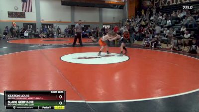 89 lbs Semifinal - Slade Germaine, Big Game Wrestling Club vs Keaton Louis, Benton Community Wrestling Clu