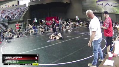 95 lbs Finals (8 Team) - Landon Mathews, Nebraska Maize vs Jagger Vrana, Kansas Anaconda