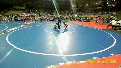 49 lbs Round Of 32 - Dakota Fourkiller, Tahlequah Wrestling Club vs Oscar Ormond, Pinning Pythons