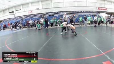 67 lbs Cons. Round 3 - Charles Cloyd, Contenders Wrestling Academy vs Logan Dodge, Ares Wrestling Club