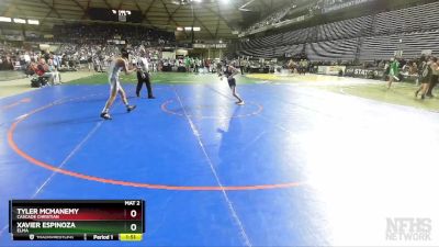 1A 106 lbs Quarterfinal - Xavier Espinoza, Elma vs Tyler McManemy, Cascade Christian