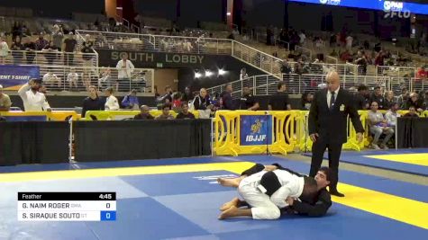 GARY NAIM ROGER vs SAMUEL SIRAQUE SOUTO 2024 Pan Jiu Jitsu IBJJF Championship