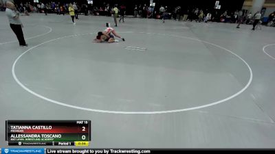 102 lbs Quarterfinal - Tatianna Castillo, Michigan vs Allessandra Toscano, NXT Level Wrestling Academy