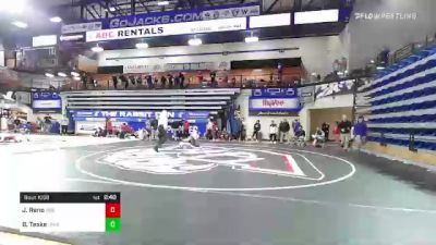 125 lbs Quarterfinal - Jeremiah Reno, Nebraska vs Brody Teske, Northern Iowa