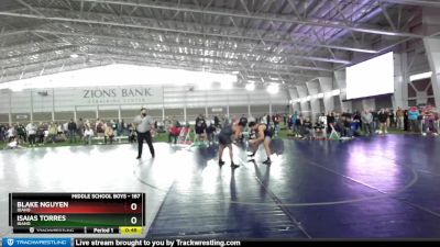 187 lbs Cons. Round 4 - Isaias Torres, Idaho vs Blake Nguyen, Idaho