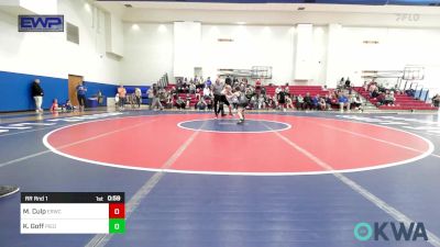 120 lbs Rr Rnd 1 - Micah Culp, El Reno Wrestling Club vs Kash Goff, Piedmont