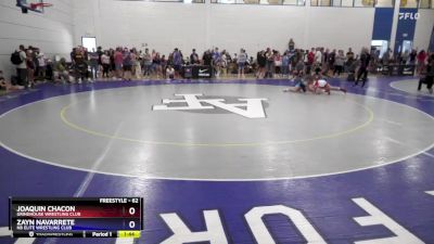 62 lbs Cons. Round 1 - Joaquin Chacon, Grindhouse Wrestling Club vs Zayn Navarrete, NB Elite Wrestling Club