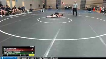 125 lbs Round 7: 2:30pm Sat. - Elijiah Patzke, South Anchorage High School vs Matthew Mitchell, Colony High School