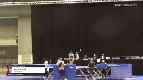 Keira Porzel - Individual Trampoline, Silver Stars - 2021 USA Gymnastics Championships