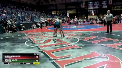 6A-120 lbs Cons. Round 3 - Alexander Reid, Alpharetta vs Brock Salas, Creekview