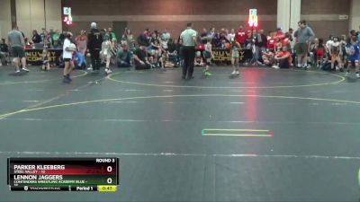 65 lbs Round 3 (4 Team) - Parker Kleeberg, Steel Valley vs Lennon Jaggers, Contenders Wrestling Academy Blue