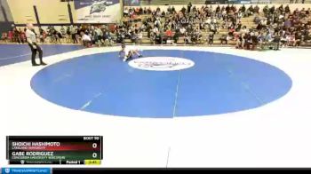 141 lbs Prelim - Gabe Rodriguez, Concordia University Wisconsin vs Shoichi Hashimoto, Lakeland University